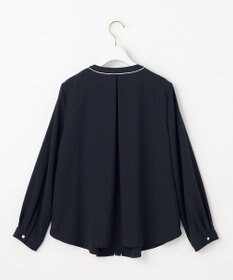 ANY SIS S 【洗える】フロントタックバイカラー ブラウス