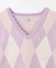 ANY KIDS アーガイル ニット ベスト