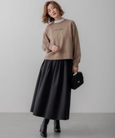 23区 S 【一部店舗限定/洗える】クリアコットンテリー セットアップ ロゴ スウェット