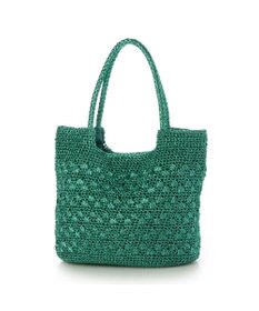 UNBILLION カシュカシュ cachecache / メタリックコード柄編みトートバッグ