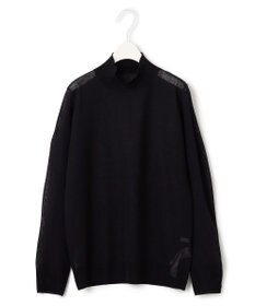 ICB 【洗える】ヴィスコースシアー ハイネックプルオーバー