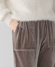 AMERICAN HOLIC ベロアベイカーリラックスパンツ