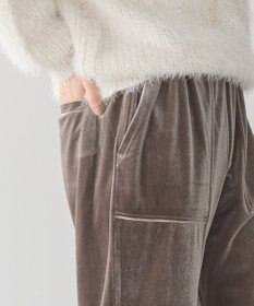 AMERICAN HOLIC ベロアベイカーリラックスパンツ