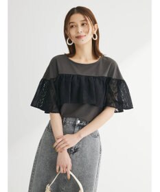 Green Parks ・ＳＵＧＡＲ　ＳＰＯＯＮ　レースフリルプルオーバー