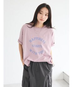 CRAFT STANDARD BOUTIQUE シルケット天竺　ロゴＰＴ裾ラウンドチュニックＳ／Ｓ