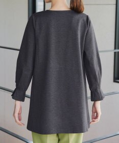 Tiaclasse L 【洗える】タックスリーブポンチチュニック