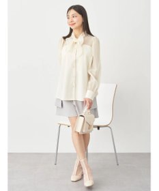 earth music&ecology シアードッキングブラウス