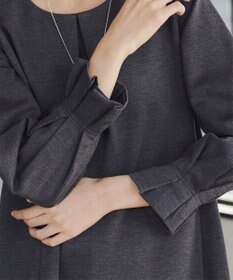 Tiaclasse L 【洗える】タックスリーブポンチチュニック