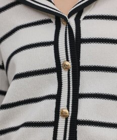 GRACE CONTINENTAL セーラーカラーニットトップ