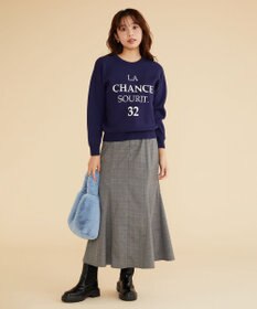 Feroux 【古畑星夏さん着用】レタードニット プルオーバー