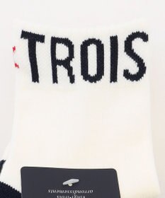 23区GOLF 【WOMEN】ロゴラインハーフソックス 15cm