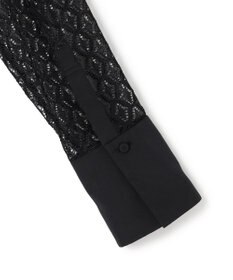 ICB 【WEB＆一部店舗限定】SustainableLace バンドカラー ブラウス