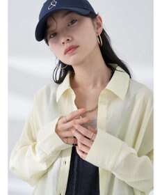 earth music&ecology ドロスト羽織シャツ