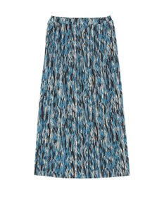 Green Parks 柄プリーツスカート