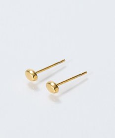 Phoebe 【金属アレルギー対応】メタルビーンズピアス　ゴールド/サージカルステンレス