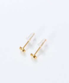 Phoebe 【金属アレルギー対応】メタルビーンズピアス　ゴールド/サージカルステンレス