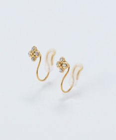 Phoebe 【痛くないシリーズ/金属アレルギー対応】タイニーフローラライトフィットイヤリング/サージカルステンレス ゴールド