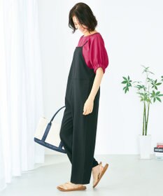 ANY 【洗える】デザインスリーブとろみ ブラウス