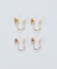 Phoebe 【痛くないシリーズ/金属アレルギー対応】タイニーフローラライトフィットイヤリング/サージカルステンレス ゴールド