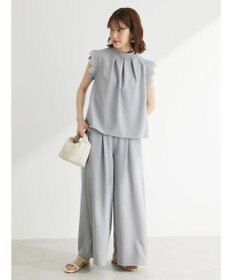 Green Parks ・ＥＬＥＮＣＡＲＥ　ＤＵＥ　リネンライクレースブラウス