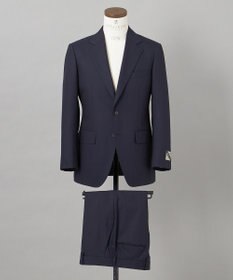GOTAIRIKU 【御幸毛織】Superio160 ウールカシミヤ スーツ（ネイビーストライプ）