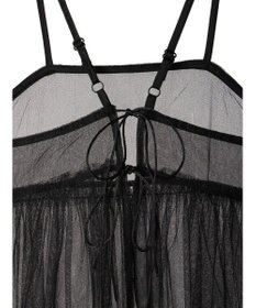 Green Parks リバーシブルチュールビスチェ