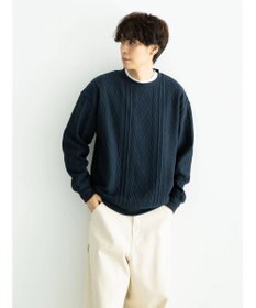 CRAFT STANDARD BOUTIQUE ケーブル柄カットプルオーバー1