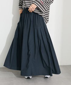 CRAFT STANDARD BOUTIQUE インド綿サイドタック切り替えスカート