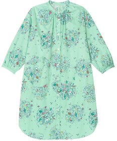 tsumori chisato SLEEP ルームウエア　ワンピース　長袖　綿100%　綿サテン素材　/ワコール　UNX545