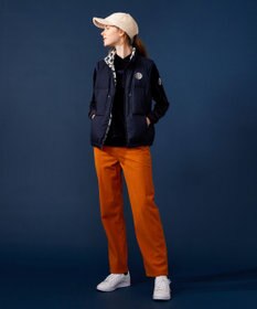 23区GOLF 【WOMEN】【撥水・ストレッチ】リバーシブル ダウンベスト