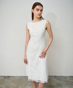 GRACE CONTINENTAL ケミカルリーフドレス