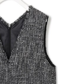 ICB 【CLASSY.1月号掲載】スパングルツイード ジャンパースカート