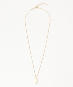 ICB 【SILVER925】メレダイヤモンド プレートネックレス