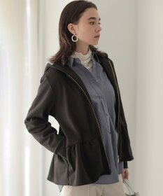 組曲 マシュマロタッチ裏毛 パーカー