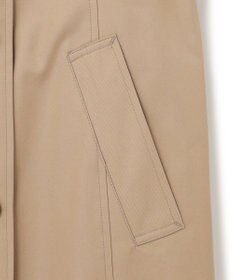 23区 S コットンポリエステルギャバジン ロング トレンチコート