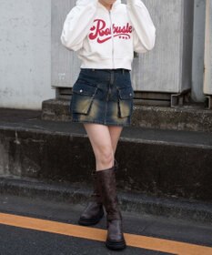 WEGO ロゴジップショートパーカー