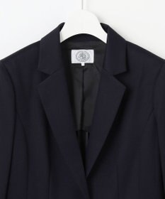 J.PRESS LADIES 【セットアップ対応・洗える・抗菌防臭】T/Cポンチ テーラード ジャケット