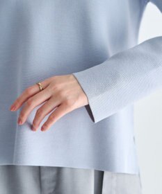 YECCA VECCA 2way襟付きレースニット