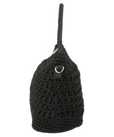 Green Parks ・ｃａｃｈｅ　ｃａｃｈｅ　柄編みワンハンドルミニバッグ