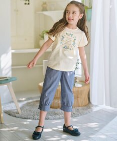 組曲 KIDS 【110-140㎝】 クロップドカフスパンツ