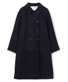 BEIGE， 【VERY NaVY12月号掲載】LABBOCK / ウール混ラグランステンカラーコート