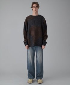 WEGO 【ユニセックス着用ITEM/MLサイズ展開】ファジーパターンプルオーバー
