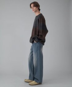 WEGO 【ユニセックス着用ITEM/MLサイズ展開】ファジーパターンプルオーバー