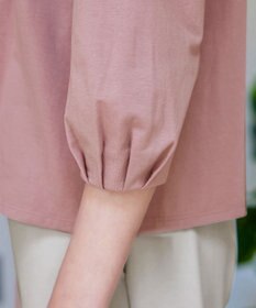 Tiaclasse 【洗える】ピンタックレースカットソーTブラウス