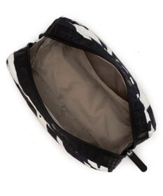 LeSportsac RECTANGULAR COSMETIC/クリームブラックゼブラ
