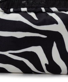 LeSportsac RECTANGULAR COSMETIC/クリームブラックゼブラ