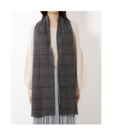 UNBILLION カシュネ cache nez / カシミヤグレンチェック切房マフラー