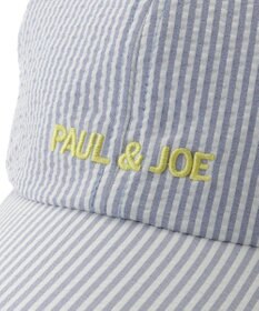 MOONBAT PAUL&JOE ACCESSOIRES(ポール&ジョー）ロゴ入り 深キャップ 帽子 ネコチャーム付 UVカット