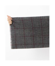 UNBILLION カシュネ cache nez / カシミヤグレンチェック切房マフラー