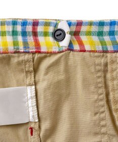 MIKI HOUSE HOT BISCUITS 【80-120cm】 ワッペン 6分丈 ハーフパンツ